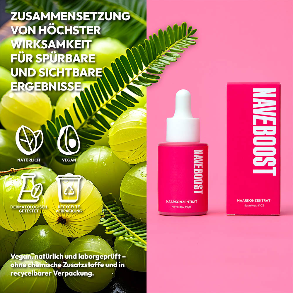 Veganes Haaserum für stärkeres Haar