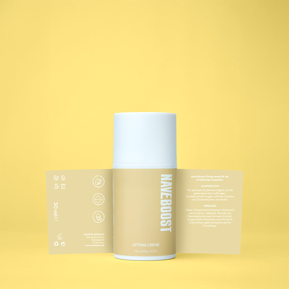 Leichte Textur der Anti-Aging Creme, die schnell einzieht und die Haut hydratisiert.