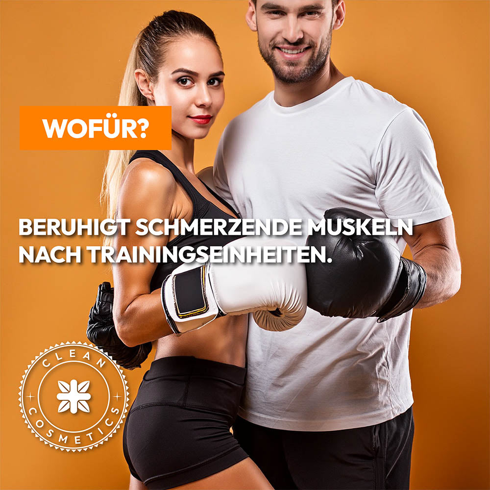 Pflegecreme für Muskeln und Gelenke mit wärmendem Effekt